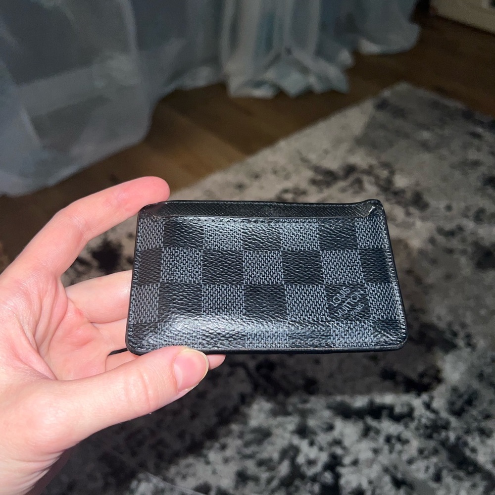 LOUIS VUITTON CARDHOLDER EBENE GRAPHITE